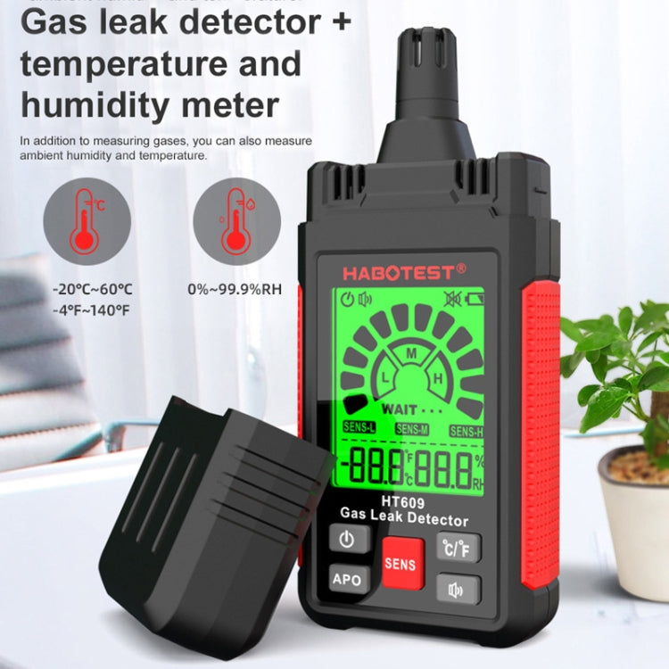 HABOTEST HT609 Portable Combustible Gas Detector - Gas Monitor by HABOTEST | Online Shopping South Africa | PMC Jewellery | Buy Now Pay Later Mobicred