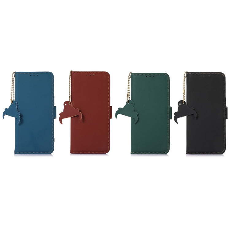 For Xiaomi 13 Pro Genuine Leather Magnetic RFID Leather Phone Case(Coffee) - 13 Pro Cases by PMC TechLife | Online Shopping South Africa | PMC TechLife
