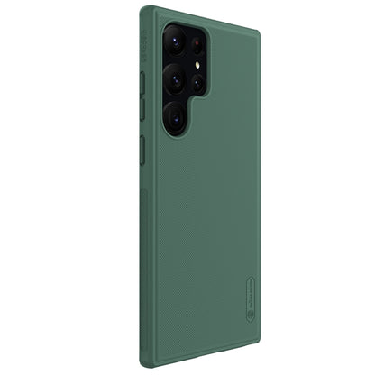 For Samsung Galaxy S23 Ultra 5G NILLKIN Super Frosted Shield Pro PC + TPU Phone Case(Green) - Galaxy S23 Ultra 5G Cases by NILLKIN | Online Shopping South Africa | PMC Jewellery | Buy Now Pay Later Mobicred