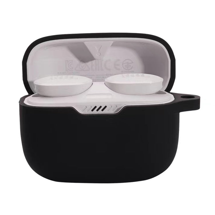 For JBL T230NC TWS Wireless Earphone Silicone Protective Case(Black) - JBL Earphone Case by PMC TechLife | Online Shopping South Africa | PMC TechLife