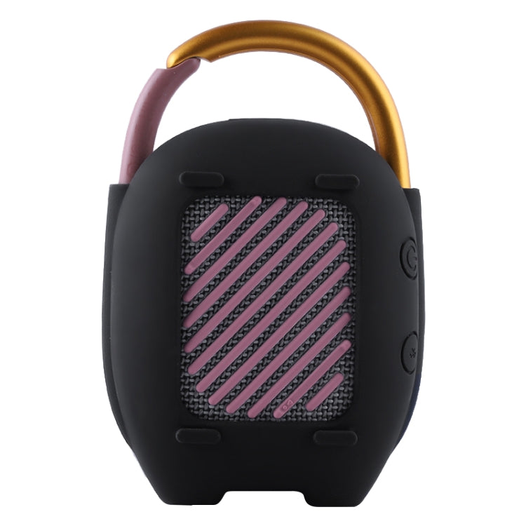 For JBL Clip 4 Wireless Bluetooth Speaker Silicone Protective Case(Black) - Protective Case by PMC TechLife | Online Shopping South Africa | PMC TechLife