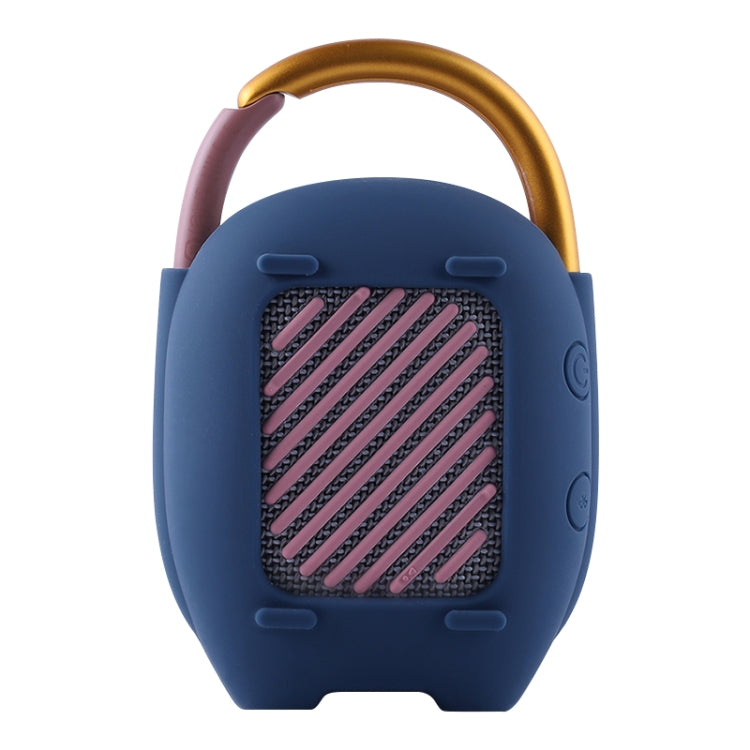 For JBL Clip 4 Wireless Bluetooth Speaker Silicone Protective Case(Blue) - Protective Case by PMC Jewellery | Online Shopping South Africa | PMC Jewellery