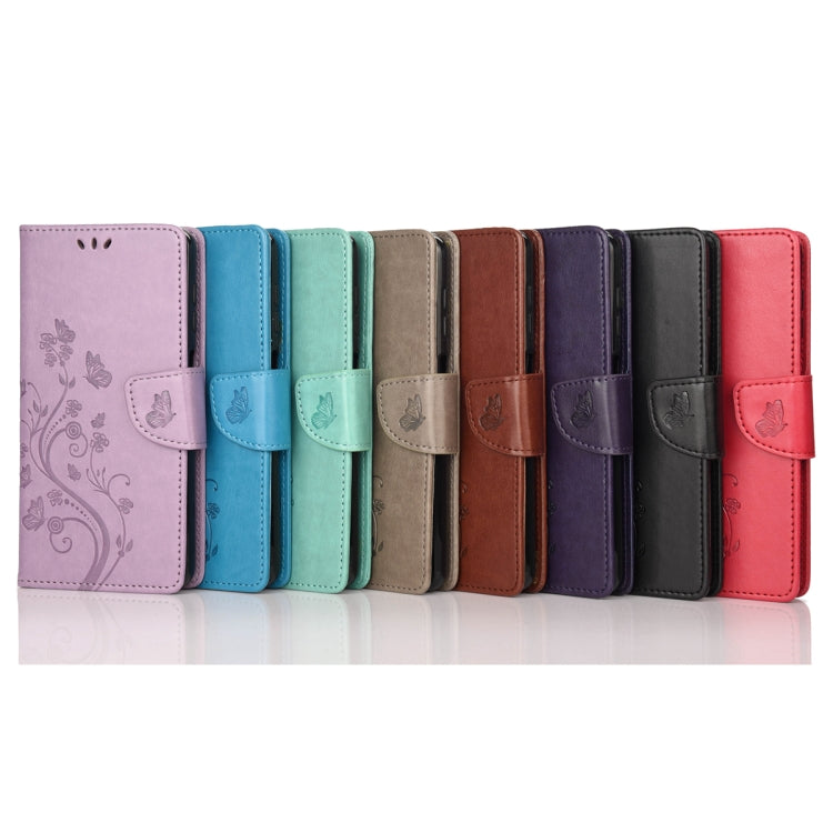 For Google Pixel 7a Butterfly Flower Pattern Flip Leather Phone Case(Brown) - free shipping - PMC TechLife - Order now!