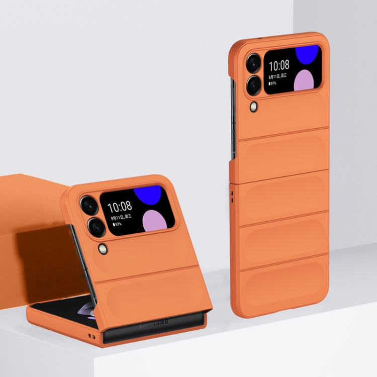 For Samsung Galaxy Z Flip4 Skin Feel Magic Shield Shockproof Phone Case(Orange) - free shipping - PMC TechLife - Order now!