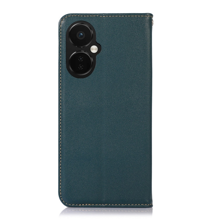 For OnePlus Nord CE 3 Lite KHAZNEH Nappa Top Layer Cowhide Leather Phone Case(Green) - OnePlus Cases by PMC Jewellery | Online Shopping South Africa | PMC Jewellery