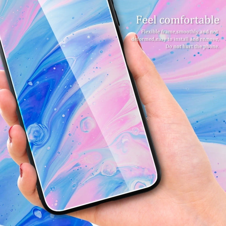 For Samsung Galaxy A34 5G Marble Pattern Glass Phone Case(Green Ocean) - free shipping - PMC TechLife - Order now!