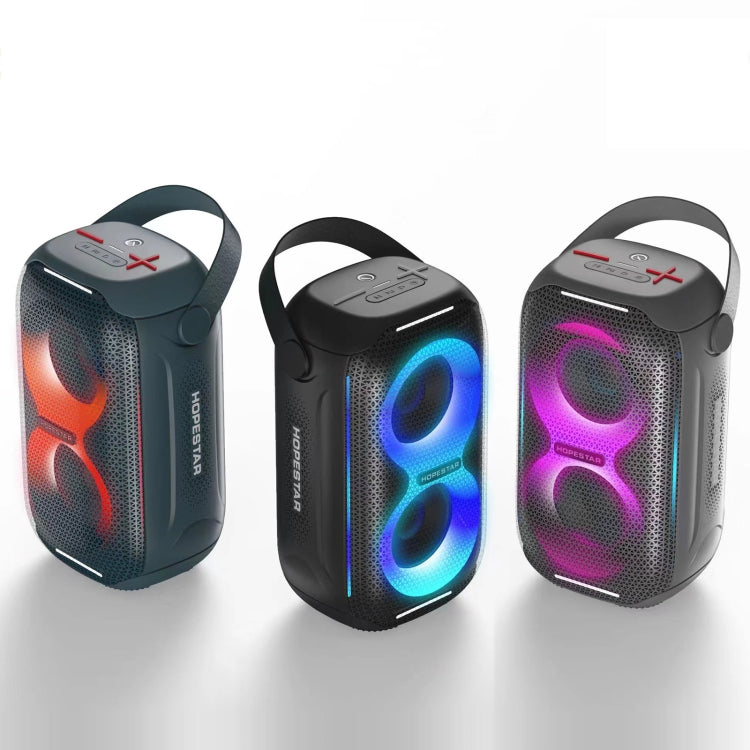 HOPESTAR Party200 mini Portable Tone Pulse RGB Light Bluetooth Speaker(Blue) - Waterproof Speaker by HOPESTAR | Online Shopping South Africa | PMC Jewellery