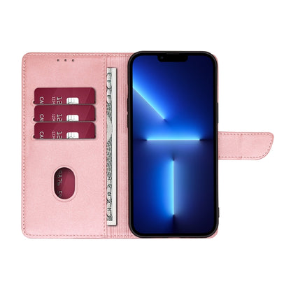 For Honor X9a 5G Calf Texture Buckle Flip Leather Phone Case(Rose Gold) - Honor Cases by PMC Jewellery | Online Shopping South Africa | PMC Jewellery