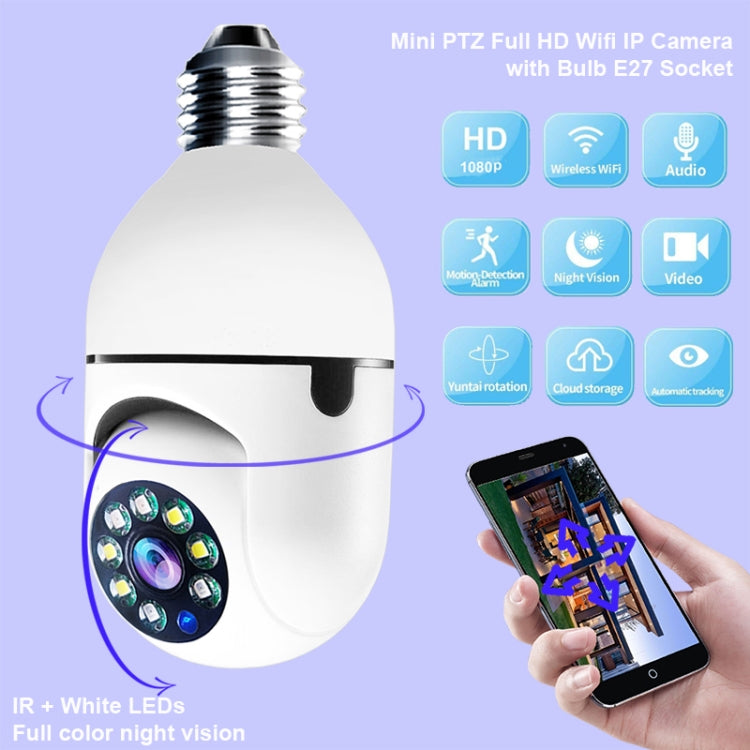 ESCAM 2.0MP 1080P Light Bulb WiFi Camera, Support IR Night Vision / Motion Detection / Two-way Voice - Light Bulb Camera by ESCAM | Online Shopping South Africa | PMC Jewellery