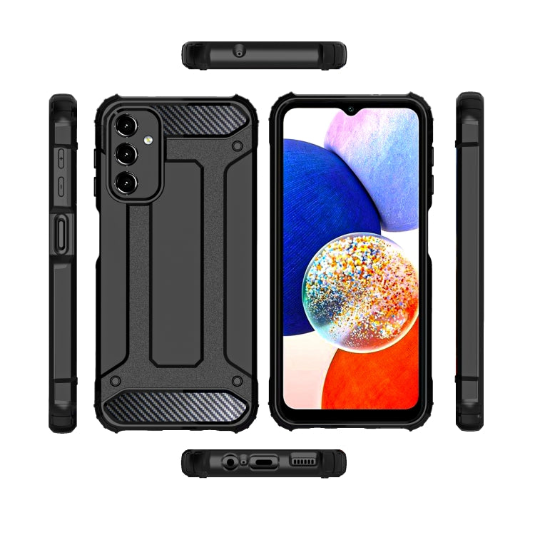 For Samsung Galaxy A14 5G Magic Armor TPU Hard PC Phone Case(Navy Blue) - free shipping - PMC TechLife - Order now!
