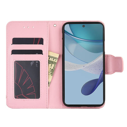 For OnePlus Ace 2/11R Crystal Texture Leather Phone Case(Pink) - OnePlus Cases by PMC Jewellery | Online Shopping South Africa | PMC Jewellery