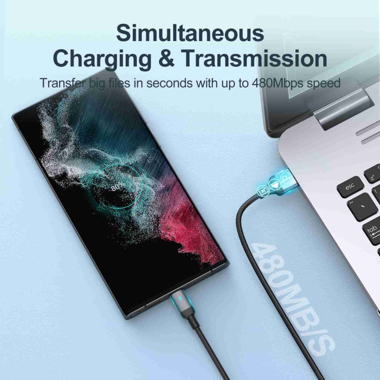 JOYROOM S-UM018A10 Extraordinary Series 2.4A USB-A to Micro USB Fast Charging Data Cable, Cable Length:2m(White) - Micro USB Cable by JOYROOM | Online Shopping South Africa | PMC Jewellery