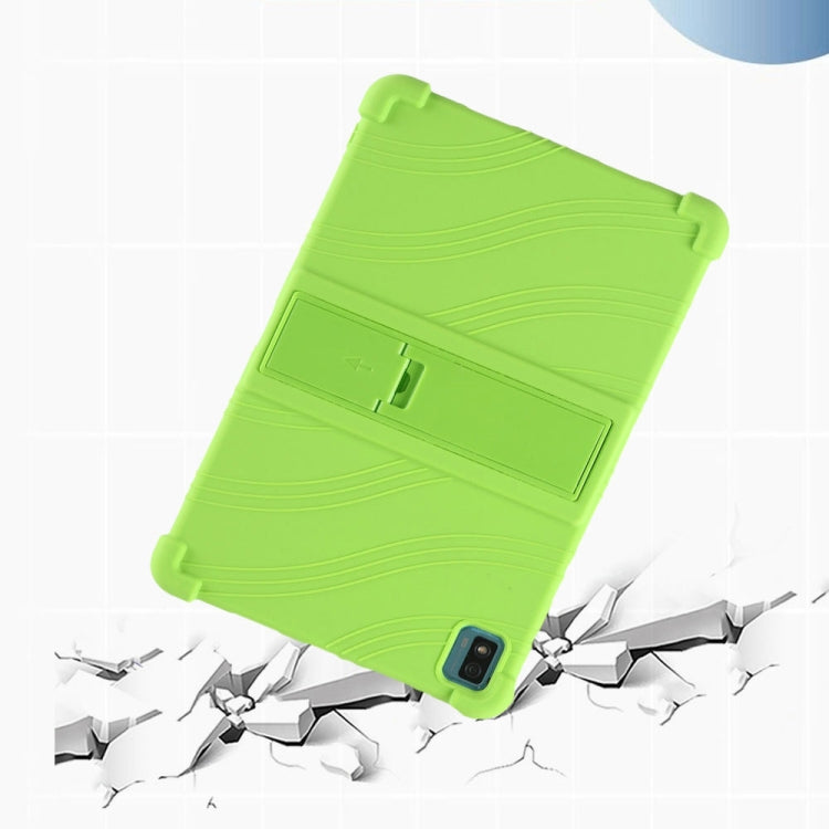 For TCL 10 Tab Max 10.36 inch Silicone Tablet Protective Case with Invisible Bracket(Purple) - free shipping - PMC TechLife - Order now!