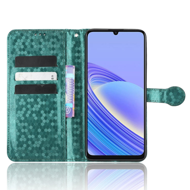 For TCL 40 SE Honeycomb Dot Texture Leather Phone Case(Green) - free shipping - PMC TechLife - Order now!