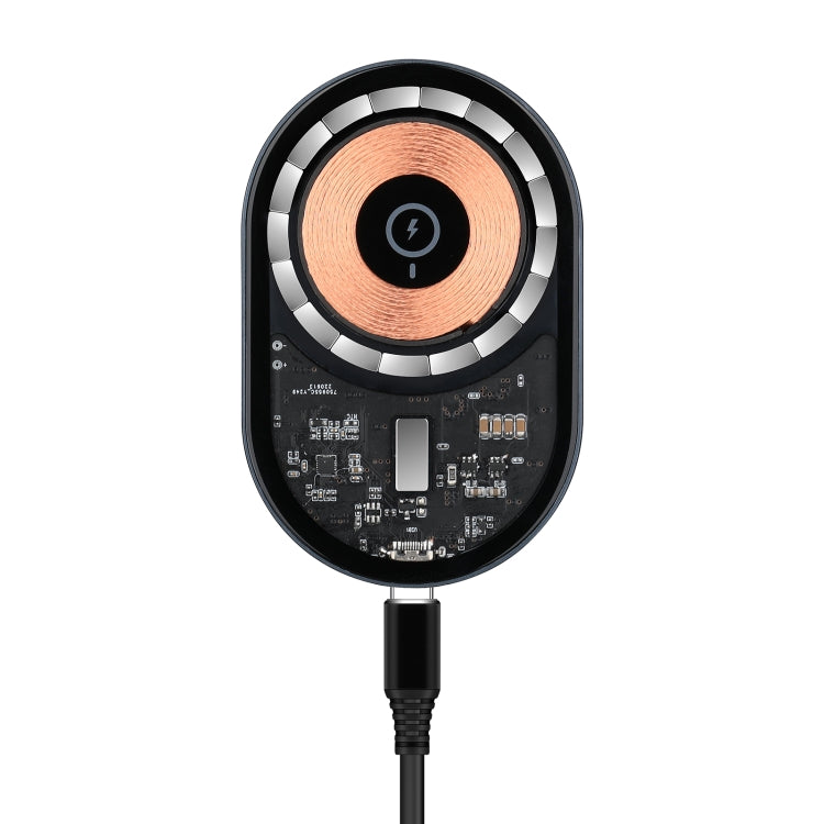 X9F Transparent Magnetic Air Vent Wireless Car Charger - free shipping - PMC TechLife - Order now!