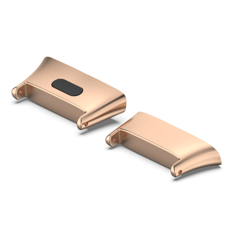 For Xiaomi Redmi Watch 3 / Mi Watch Lite 3 1 Pair Metal Watch Band Connector(Rose Gold) -  by PMC Jewellery | Online Shopping South Africa | PMC Jewellery