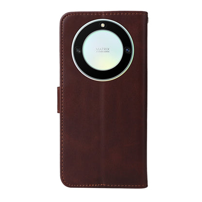 For Honor X9a/X40 5G/Magic5 Lite Classic Calf Texture Flip Leather Phone Case(Brown) - Honor Cases by PMC Jewellery | Online Shopping South Africa | PMC Jewellery