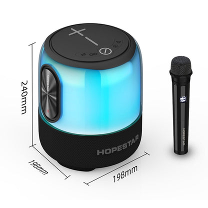 HOPESTAR SC-01 Waterproof LED Light Wireless Bluetooth Speaker(Blue) - Desktop Speaker by HOPESTAR | Online Shopping South Africa | PMC Jewellery | Buy Now Pay Later Mobicred