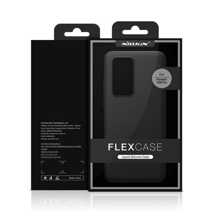 For Huawei P40 Pro NILLKIN Feeling Series Shockproof Liquid Silicone Protective Case(Black) - Huawei Cases by NILLKIN | Online Shopping South Africa | PMC Jewellery