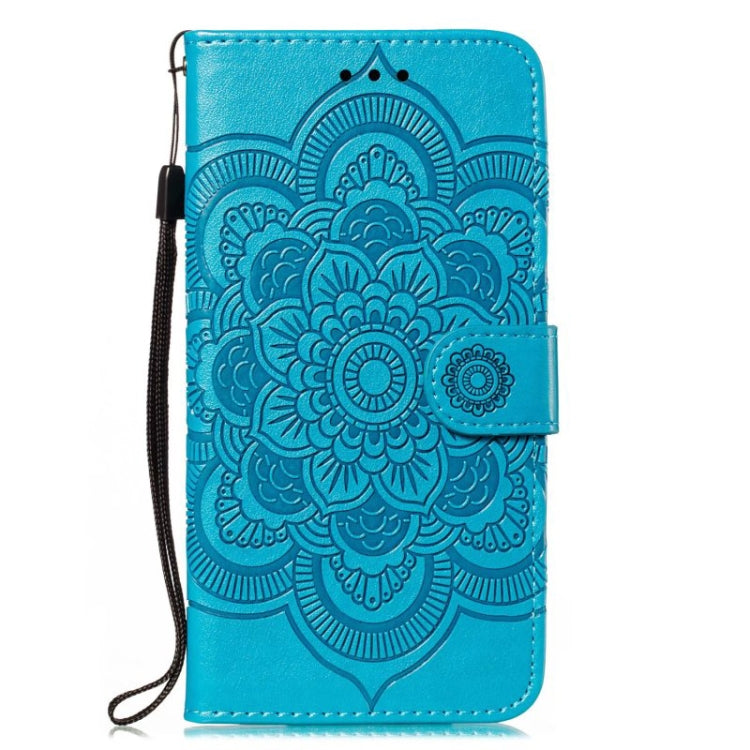 For Xiaomi Redmi Note 12 5G Global Sun Mandala Embossing Pattern Phone Leather Case(Blue) - free shipping - PMC TechLife - Order now!