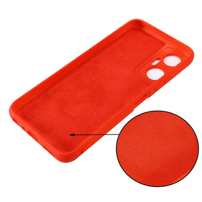 For Infinix Hot 20 5G Pure Color Liquid Silicone Shockproof Phone Case(Red) - Infinix Cases by PMC Jewellery | Online Shopping South Africa | PMC Jewellery