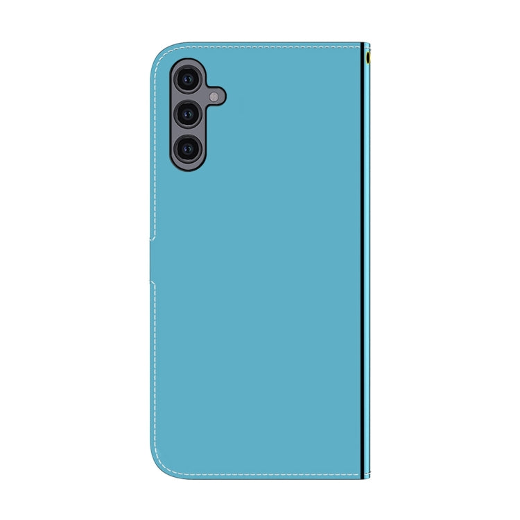 For Samsung Galaxy A24 4G Imitated Mirror Surface Leather Phone Case(Blue) - free shipping - PMC TechLife - Order now!