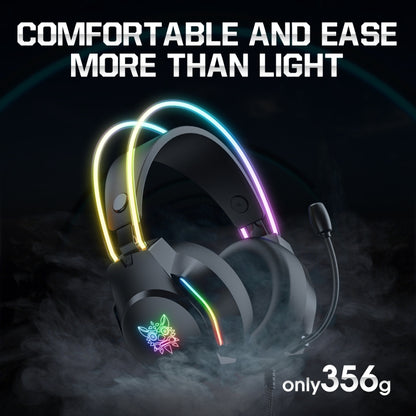 X26 USB+3.5mm RGB Wired Gaming Headset(Black) - Multimedia Headset by PMC Jewellery | Online Shopping South Africa | PMC Jewellery