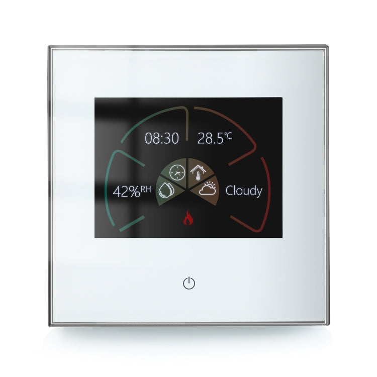 BHT-2002GCLM 220V Smart Home Heating Thermostat Boiler Heating WiFi Thermostat(White) - Thermostat & Thermometer by PMC Jewellery | Online Shopping South Africa | PMC Jewellery