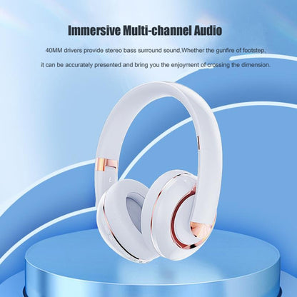 KE22 Folded Noise Reduction Wireless Bluetooth Headphones(Blue) - Headset & Headphone by PMC Jewellery | Online Shopping South Africa | PMC Jewellery