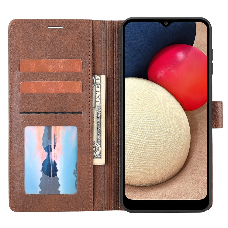 For Samsung Galaxy A24 4G Classic Wallet Flip Leather Phone Case(Brown) - free shipping - PMC TechLife - Order now!