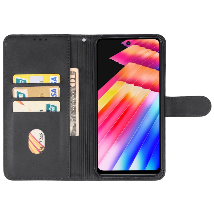 For Infinix Hot 30 Leather Phone Case(Black) - Infinix Cases by PMC Jewellery | Online Shopping South Africa | PMC Jewellery