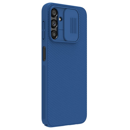 For Samsung Galaxy A14 4G NILLKIN Black Mirror Series Camshield PC Phone Case(Blue) - Galaxy Phone Cases by NILLKIN | Online Shopping South Africa | PMC Jewellery