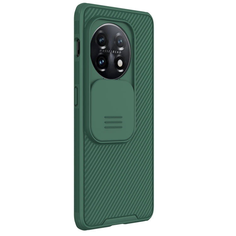 For OnePlus 11 NILLKIN CamShield Pro Series PC Full Coverage Phone Case(Green) - OnePlus Cases by NILLKIN | Online Shopping South Africa | PMC Jewellery