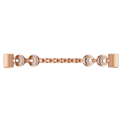 For Fitbit Charge 5 Sun Moon Star Diamond Metal Watch Band(Rose Gold) -  by PMC Jewellery | Online Shopping South Africa | PMC Jewellery