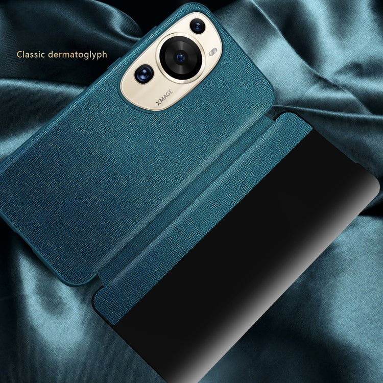 For Huawei P60 Art Leather + TPU Frame Shockproof Phone Case(Black) - Huawei Cases by PMC TechLife | Online Shopping South Africa | PMC TechLife | Buy Now Pay Later Mobicred