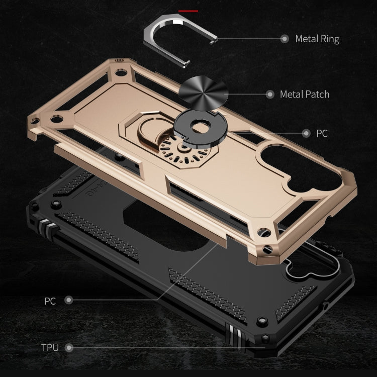 For Samsung Galaxy A24 4G Shockproof TPU + PC Phone Case(Gold) - free shipping - PMC TechLife - Order now!