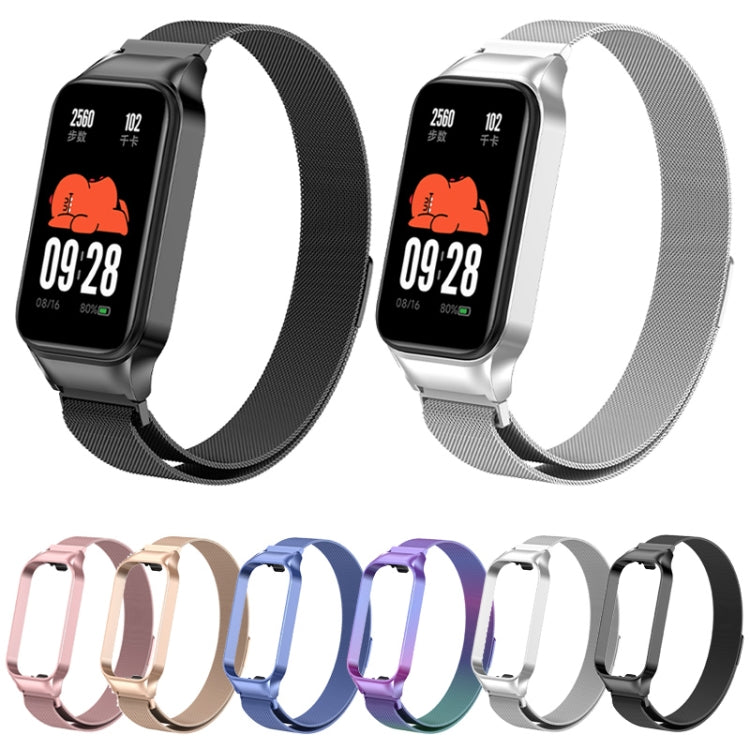 For Redmi Band 2 Milan Magnetic Metal Watch Band(Silver) - Smart Wear by PMC Jewellery | Online Shopping South Africa | PMC Jewellery