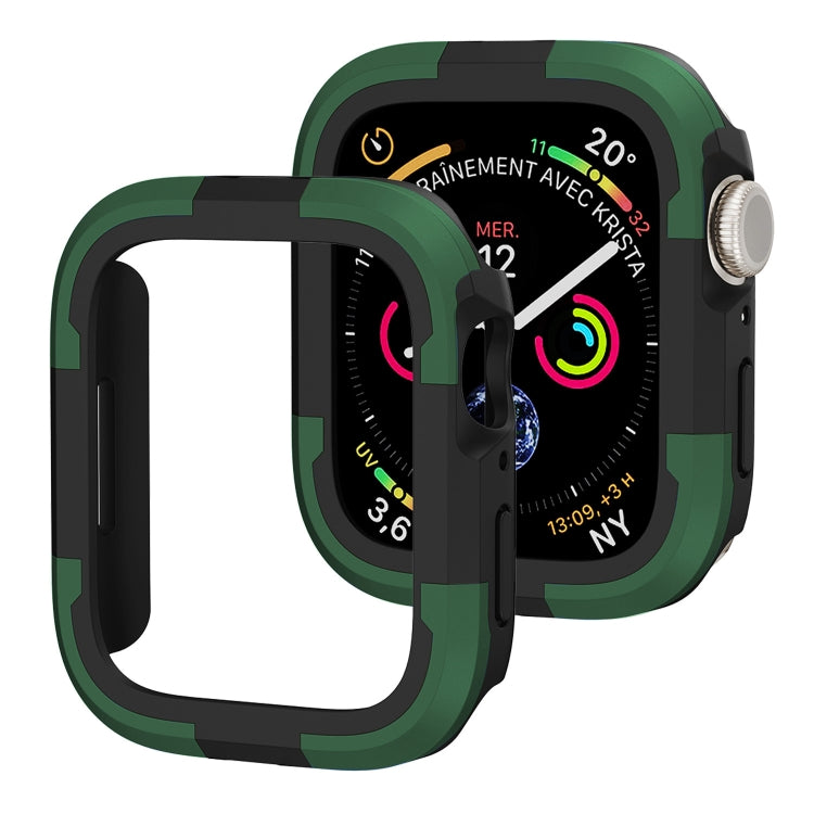 For Apple Watch Series 8 & 7 45mm Armor Frame Watch Case(Green) - Smart Wear by PMC TechLife | Online Shopping South Africa | PMC TechLife