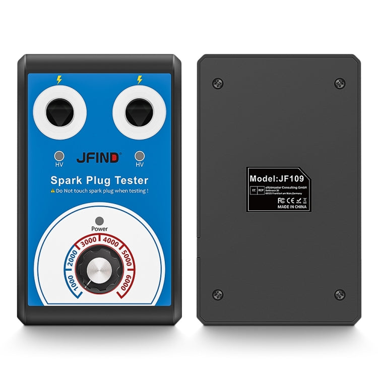 JFIND JF109 Car Double Hole Spark Plug Tester(EU Plug) - free shipping - PMC TechLife - Order now!