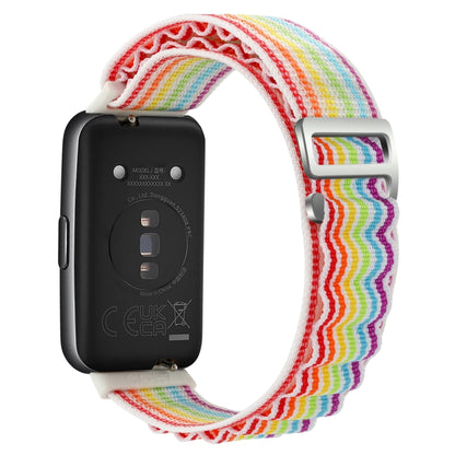 For Huawei Band 7 Loop Nylon Watch Band(Colorful) - Smart Wear by PMC Jewellery | Online Shopping South Africa | PMC Jewellery