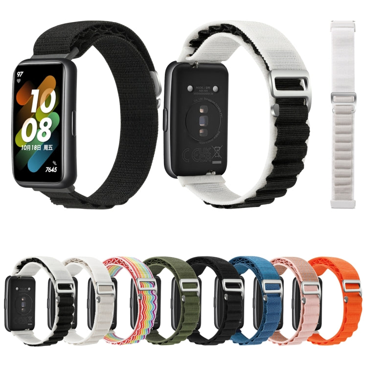 For Huawei Band 7 Loop Nylon Watch Band(Colorful) - Smart Wear by PMC TechLife | Online Shopping South Africa | PMC TechLife