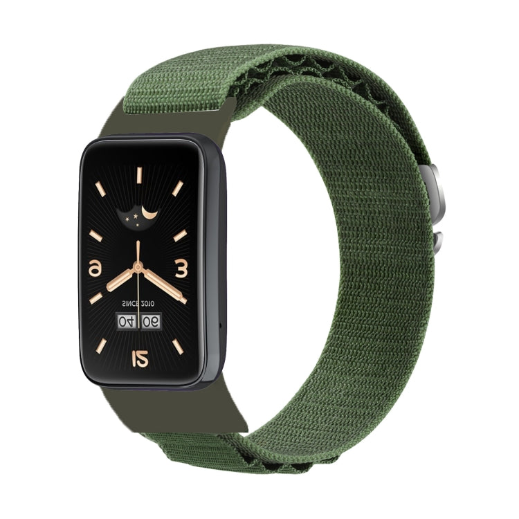 For Xiaomi Mi Band 7 Pro Loop Nylon Watch Band(Green) - Smart Wear by PMC TechLife | Online Shopping South Africa | PMC TechLife