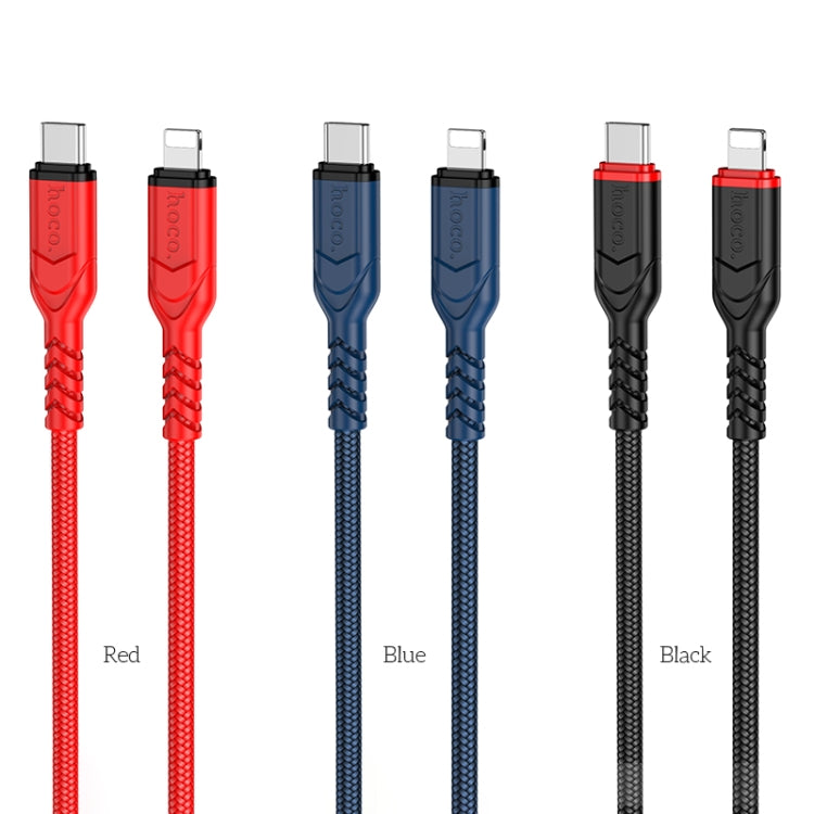 hoco X59 Victory PD 20W USB-C / Type-C to 8 Pin Charging Data Dable, Length:2m(Blue) - 2 in 1 Cable by hoco | Online Shopping South Africa | PMC Jewellery