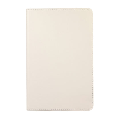 For Xiaomi Pad 6 / Pad 6 Pro 360 Degree Rotation Litchi Texture Leather Tablet Case(White) -  by PMC Jewellery | Online Shopping South Africa | PMC Jewellery