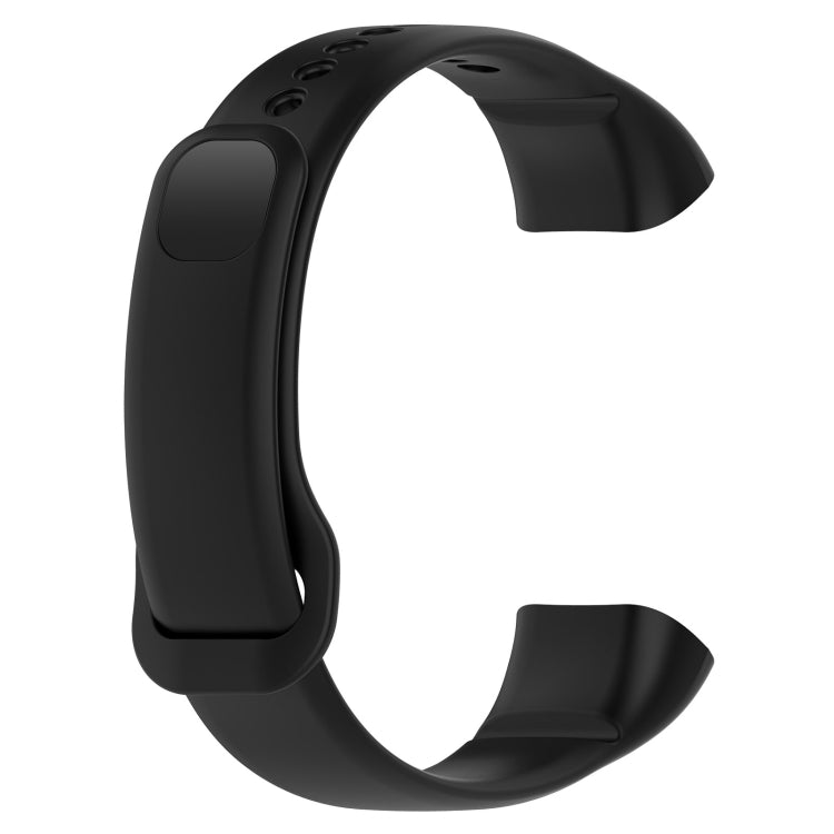 For Mambo Band 5 / 5S Solid Color Silicone Replacement Watch Band(Black) - Smart Wear by PMC Jewellery | Online Shopping South Africa | PMC Jewellery