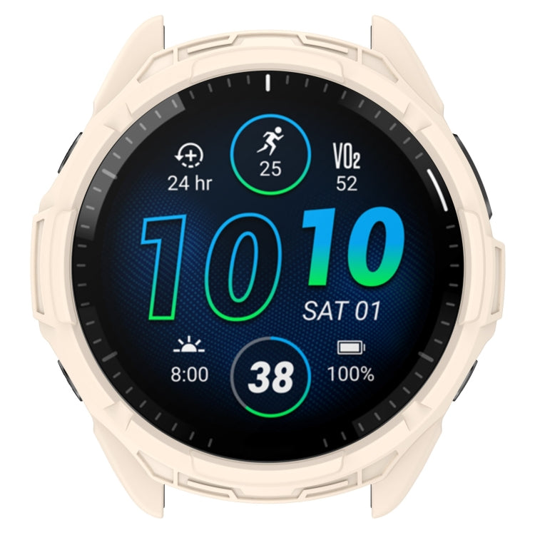 For Garmin Forerunner 965 Armor Hollow Watch Protective Case(Starlight Color) - Watch Cases by PMC TechLife | Online Shopping South Africa | PMC TechLife