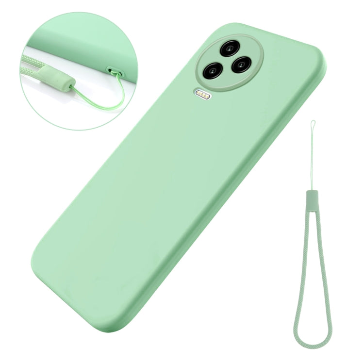 For Infinix Note 12 Pro 4G / Note 12 2023 Pure Color Liquid Silicone Shockproof Phone Case(Green) - Infinix Cases by PMC Jewellery | Online Shopping South Africa | PMC Jewellery