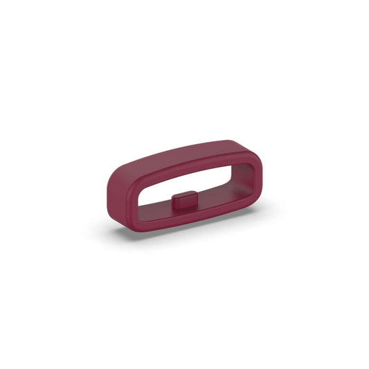 20mm 10pcs Universal Watch Band Fixed Silicone Ring Safety Buckle(Wine Red) -  by PMC Jewellery | Online Shopping South Africa | PMC Jewellery