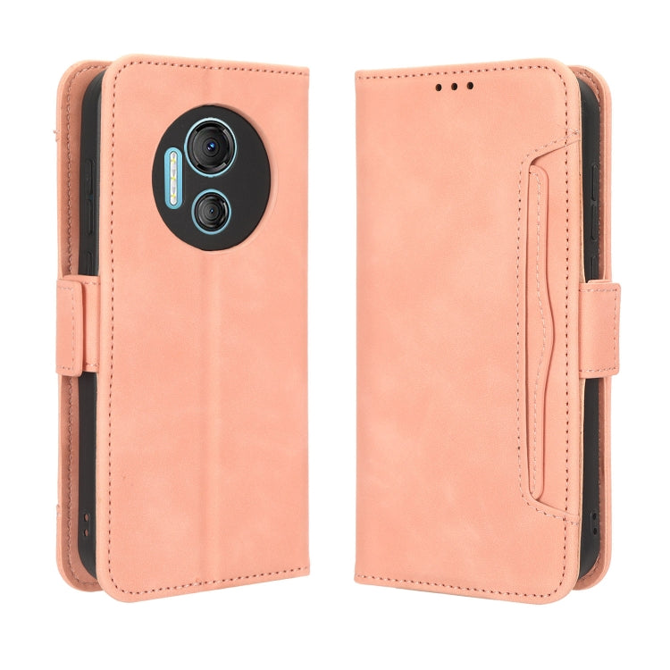 For Doogee X97 / X97 Pro Skin Feel Calf Texture Card Slots Leather Phone Case(Pink) - Doogee Cases by PMC Jewellery | Online Shopping South Africa | PMC Jewellery