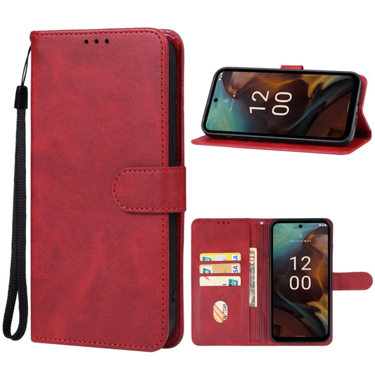 For Nokia XR21 Leather Phone Case(Red) - Nokia Cases by PMC Jewellery | Online Shopping South Africa | PMC Jewellery